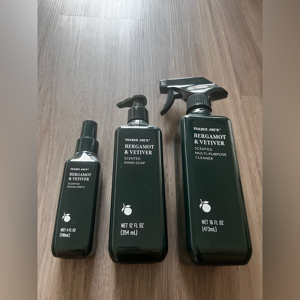 Trader Joe's Bergamot & Vetiver BUNDLE
